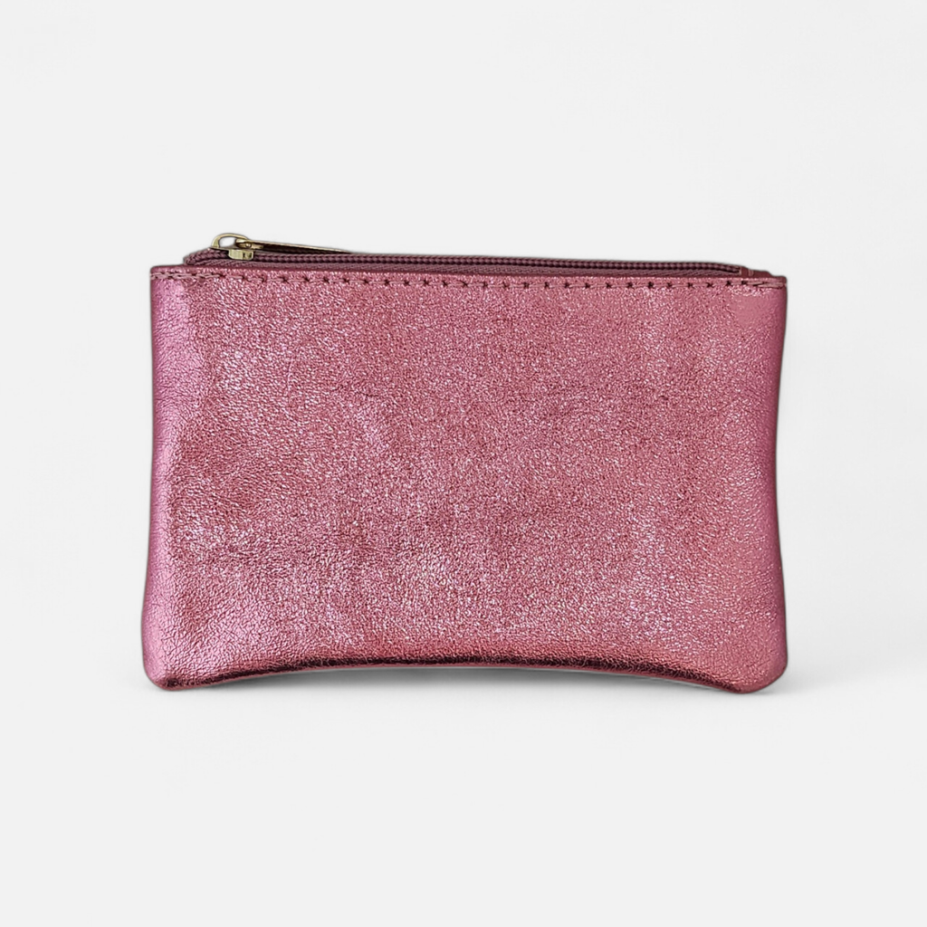 Leder-Pochette - L: Rasen