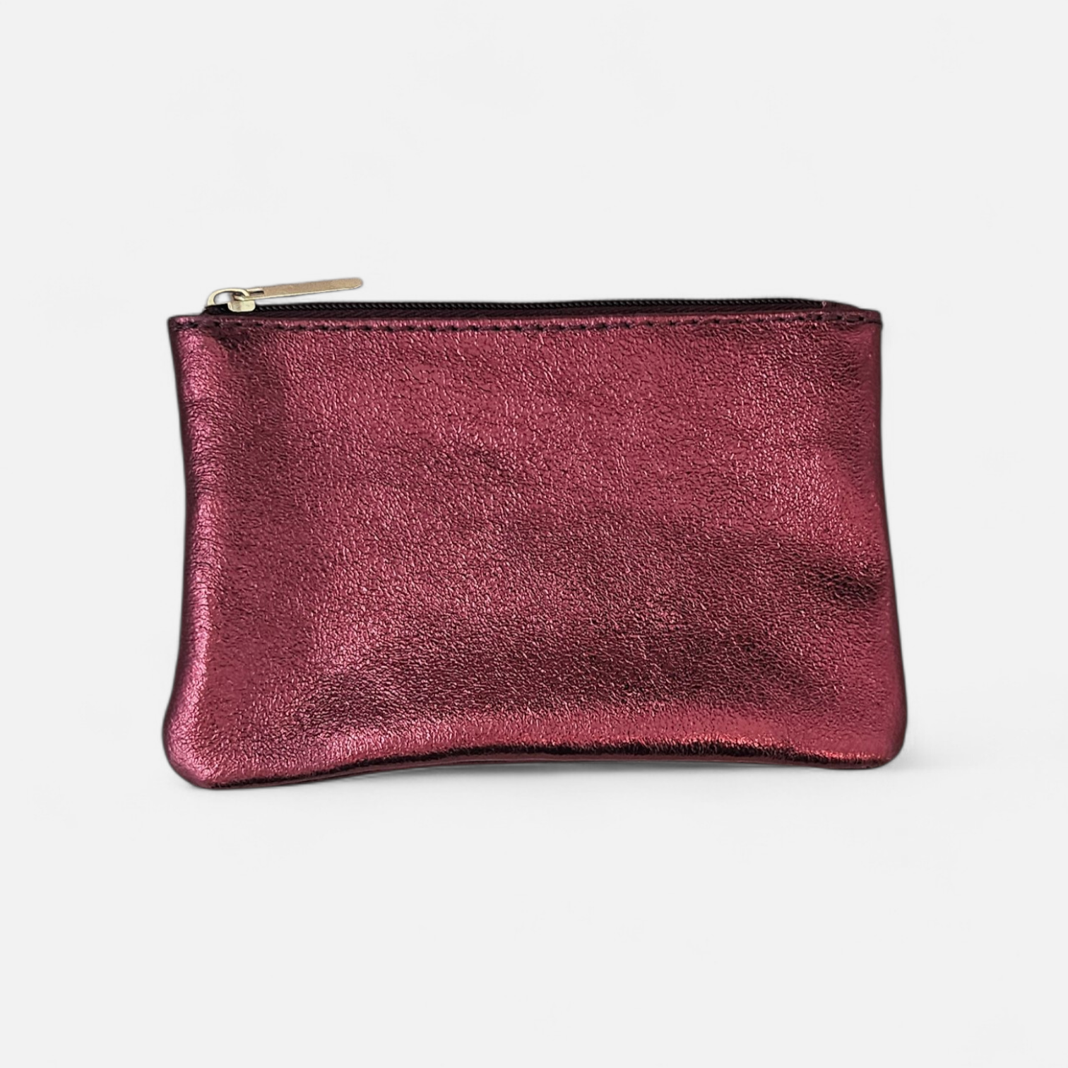 Leder-Pochette - L: Rasen
