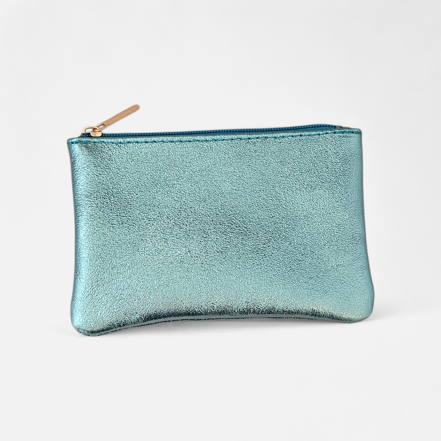 Leder-Pochette - L: Rasen
