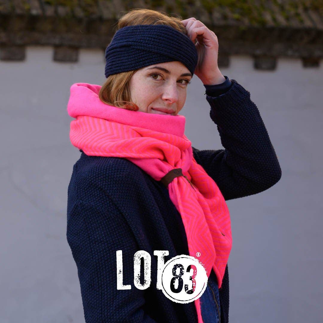 Dreieckstuch Saar in Fuchsia