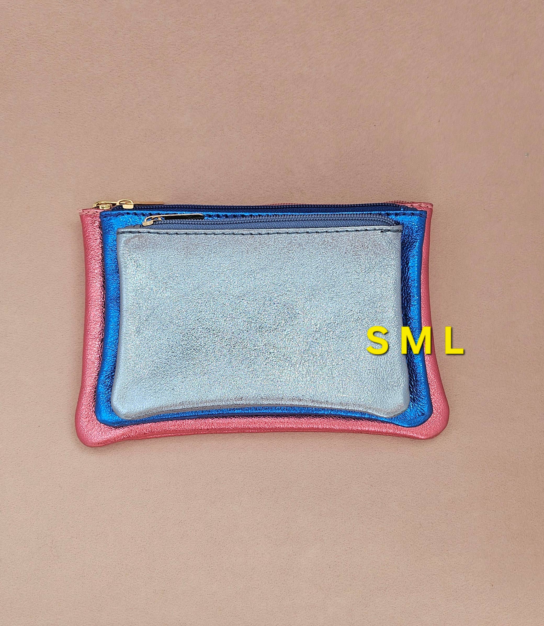 Leder-Pochette - L: Roi