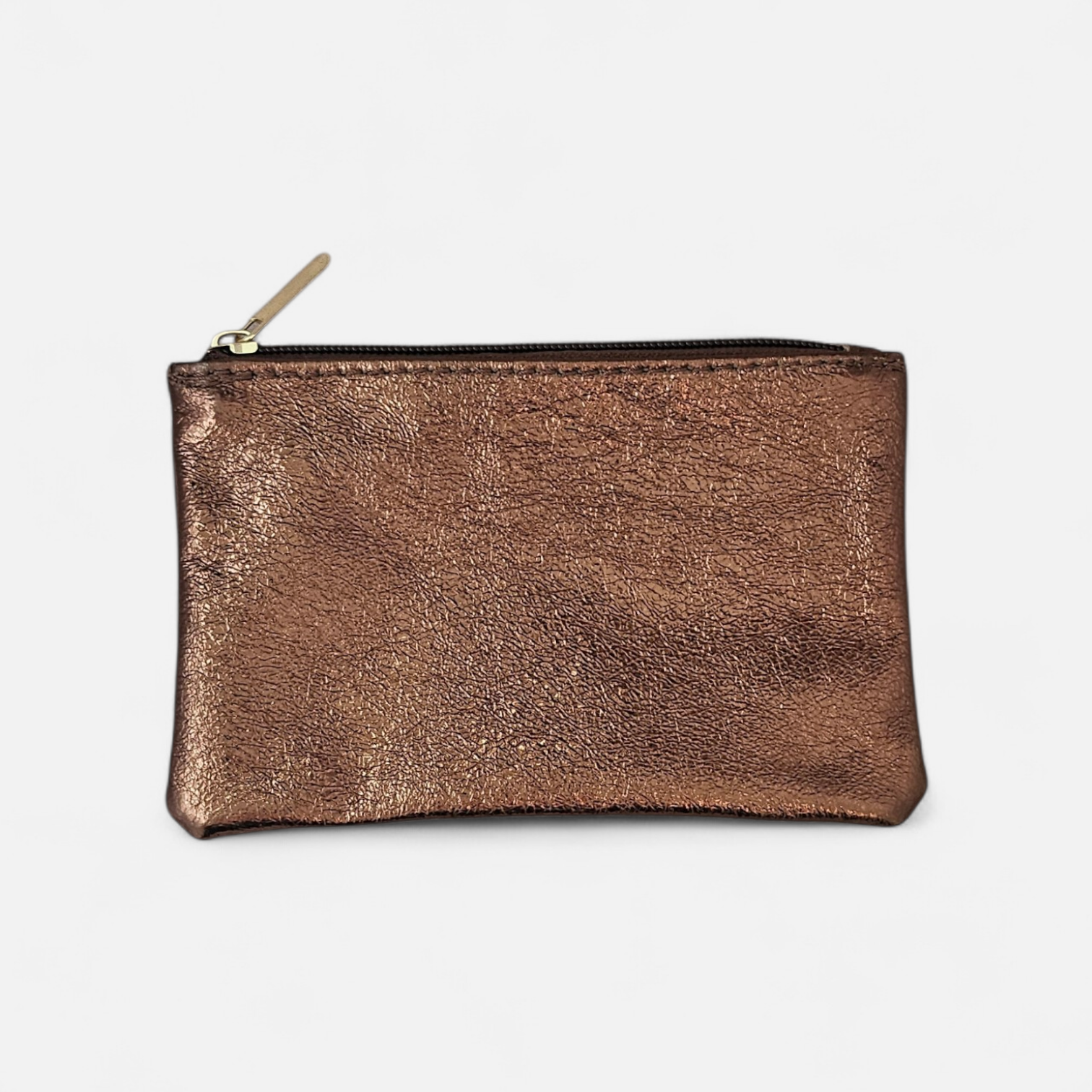 Leder-Pochette - L: Rasen