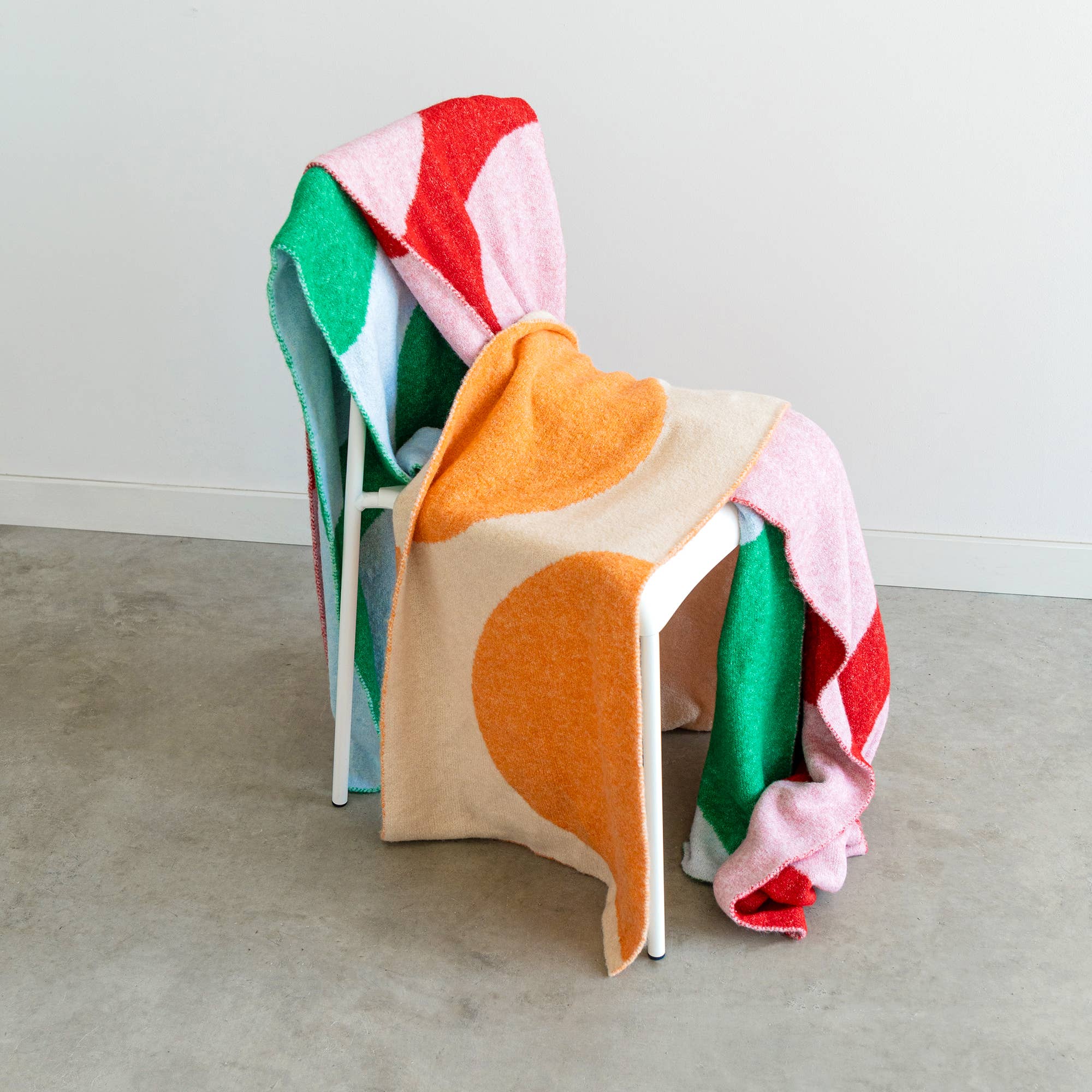 Schal und Tasche - RosaRot - Helio Ferretti