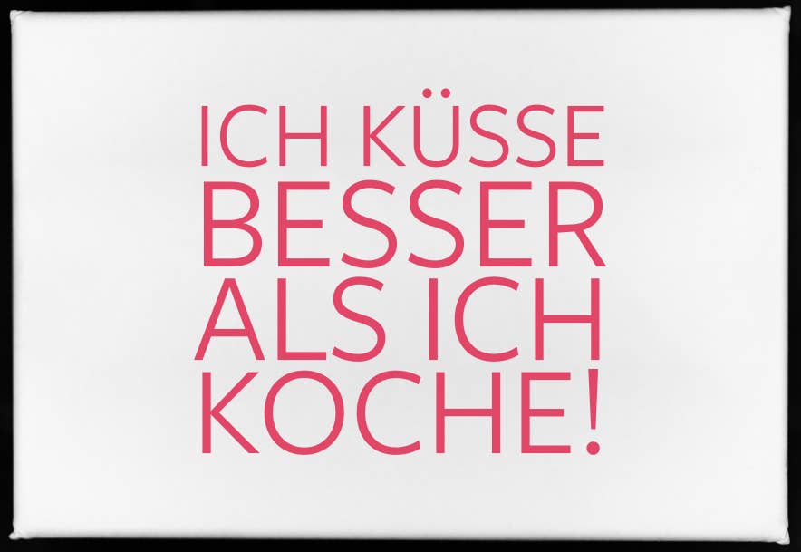 17;30 - Magnet, 79 x 53mm, ICH KÜSSE BESSER ALS ICH KOCHE!