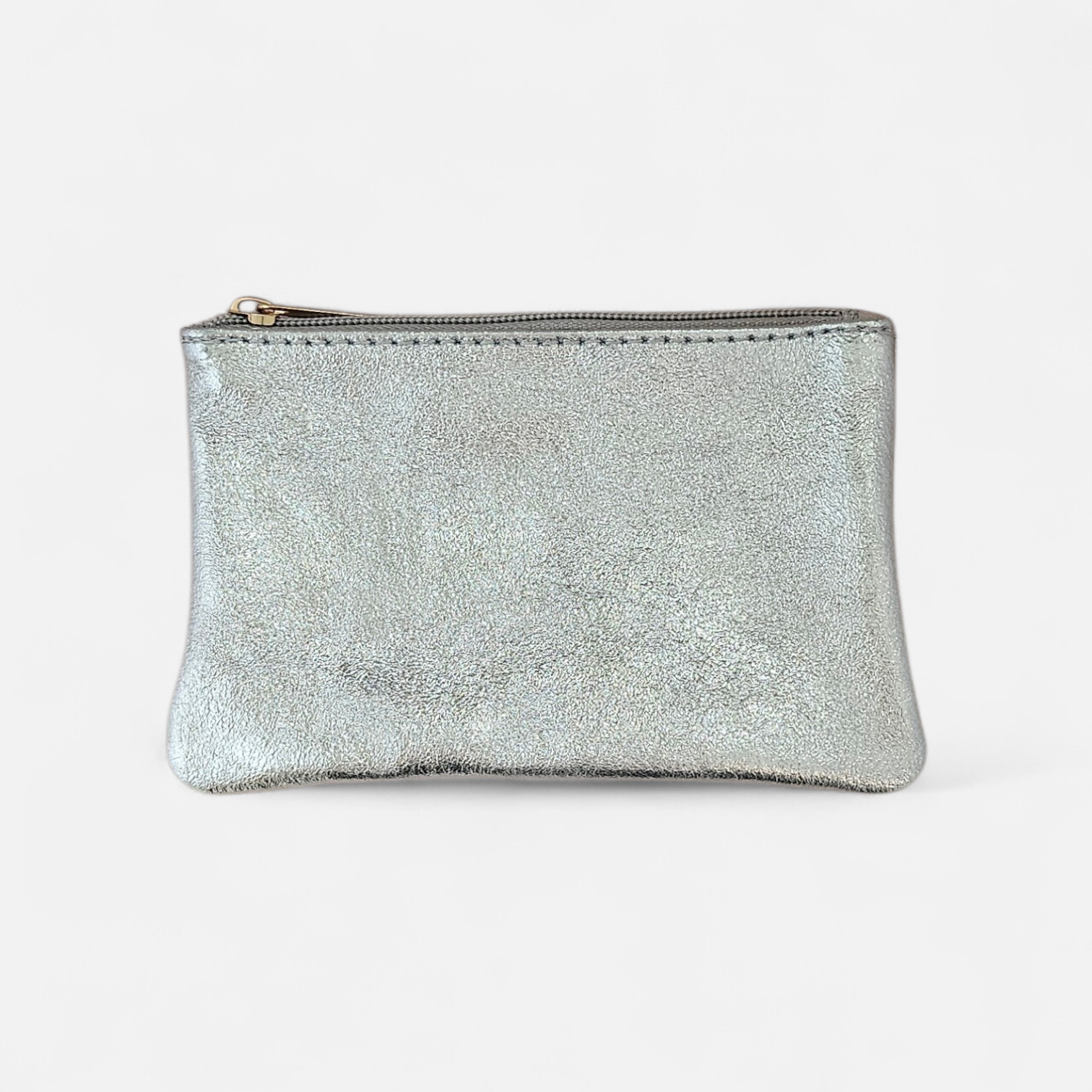 Leder-Pochette - L: Rasen