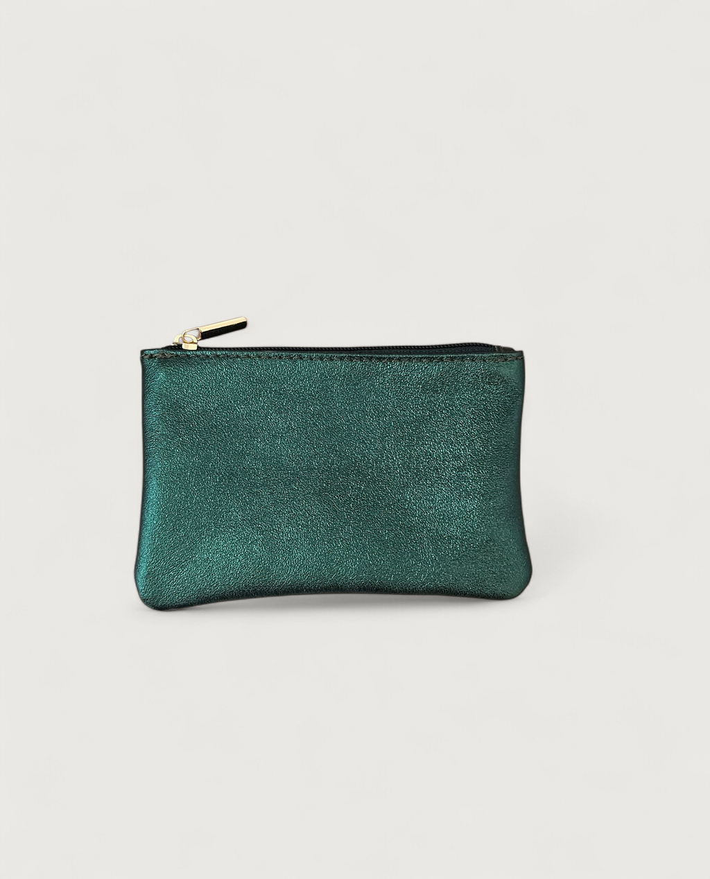 Leder-Pochette - L: Rasen