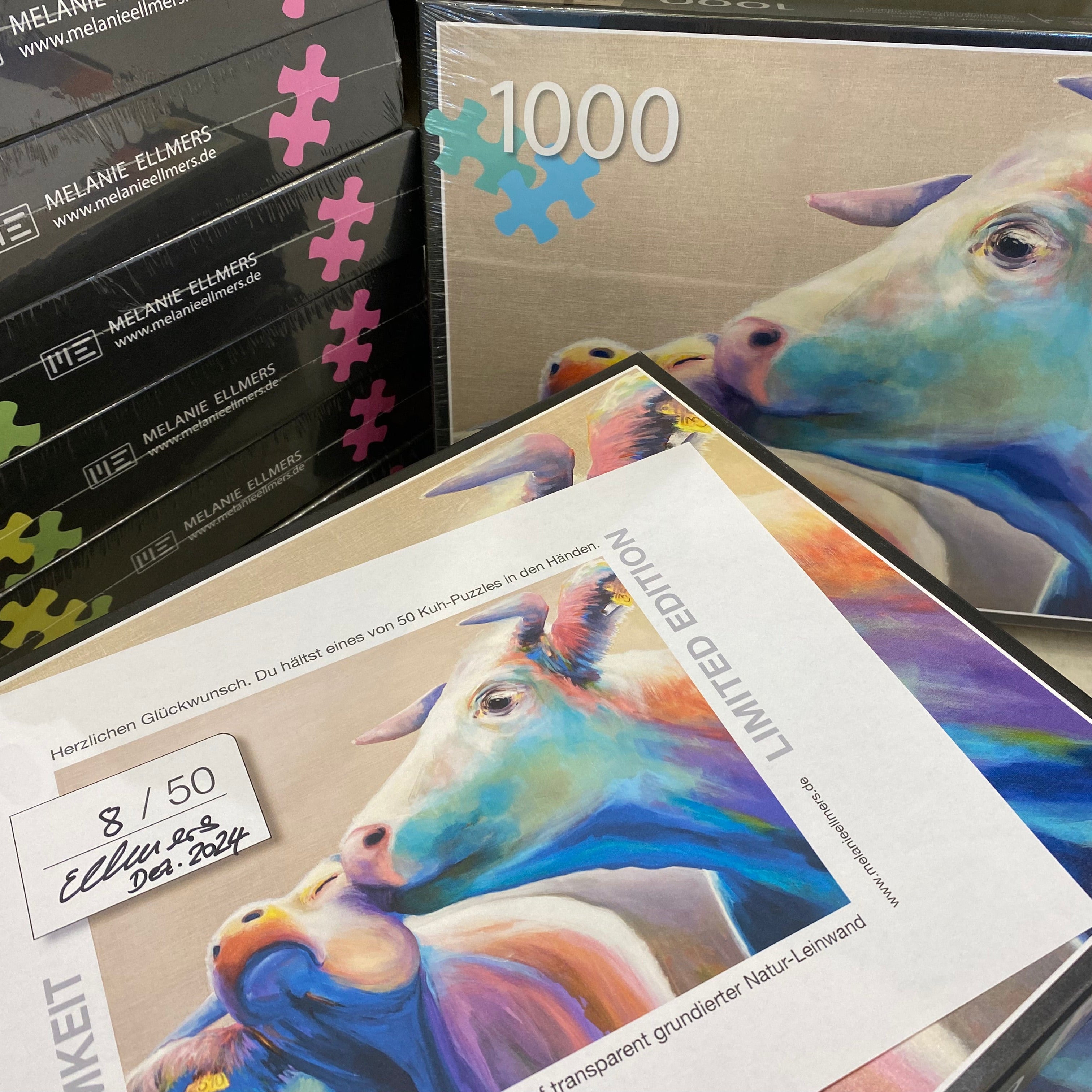 Kuh-Puzzle „Zweisamkeit“