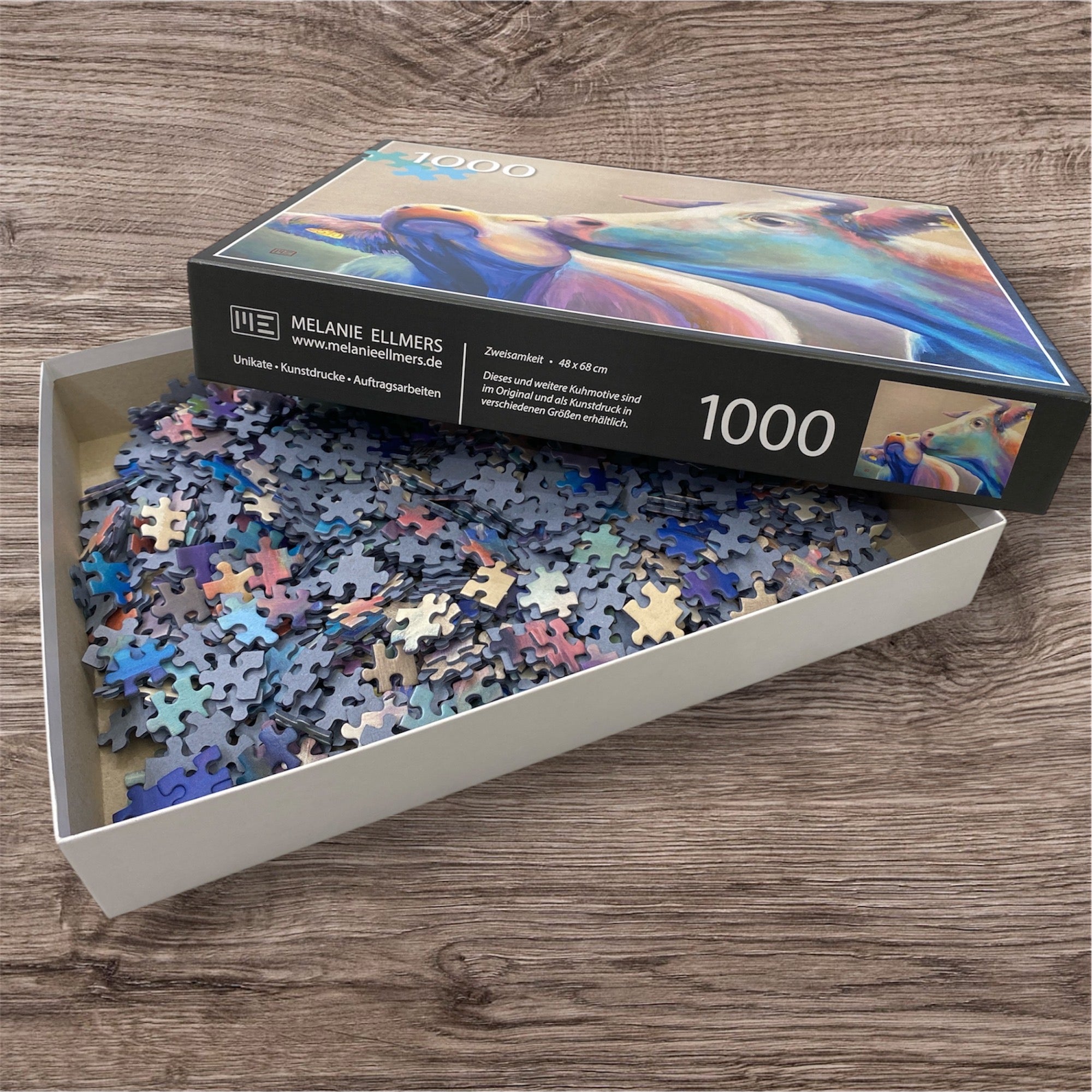 Kuh-Puzzle „Zweisamkeit“