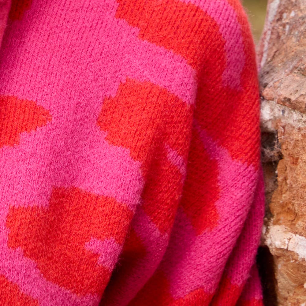 Cardigan Guusje Rot-Pink