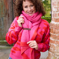 Cardigan Guusje Rot-Pink