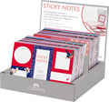 Leer-Display Sticky Notes Set, befüllbar mit 4 VE nach Wahl