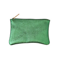 Leder-Pochette - L: Rasen
