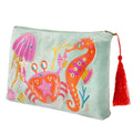 Samt-Kosmetiktasche - Meeresfreunde - Powder Design